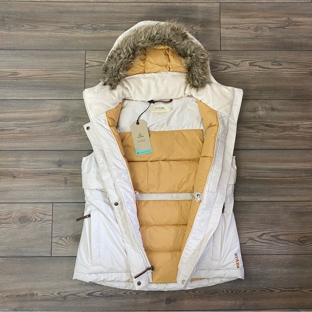 NEW Prana Banajaara Hooded Vest with 650-fill down - Picture 8 of 14
